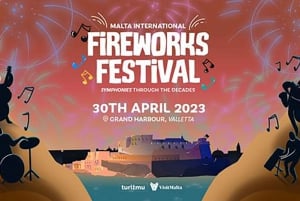 Fra Bugibba: Cruise til fyrverkerifestivalen i Valletta og Sliema