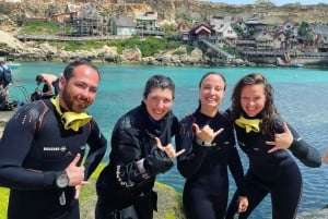 Malte : Meripengeronnettomuuden kaste pienessä kokoonpanossa (Baptême de plongée sous-marine en petit comité)
