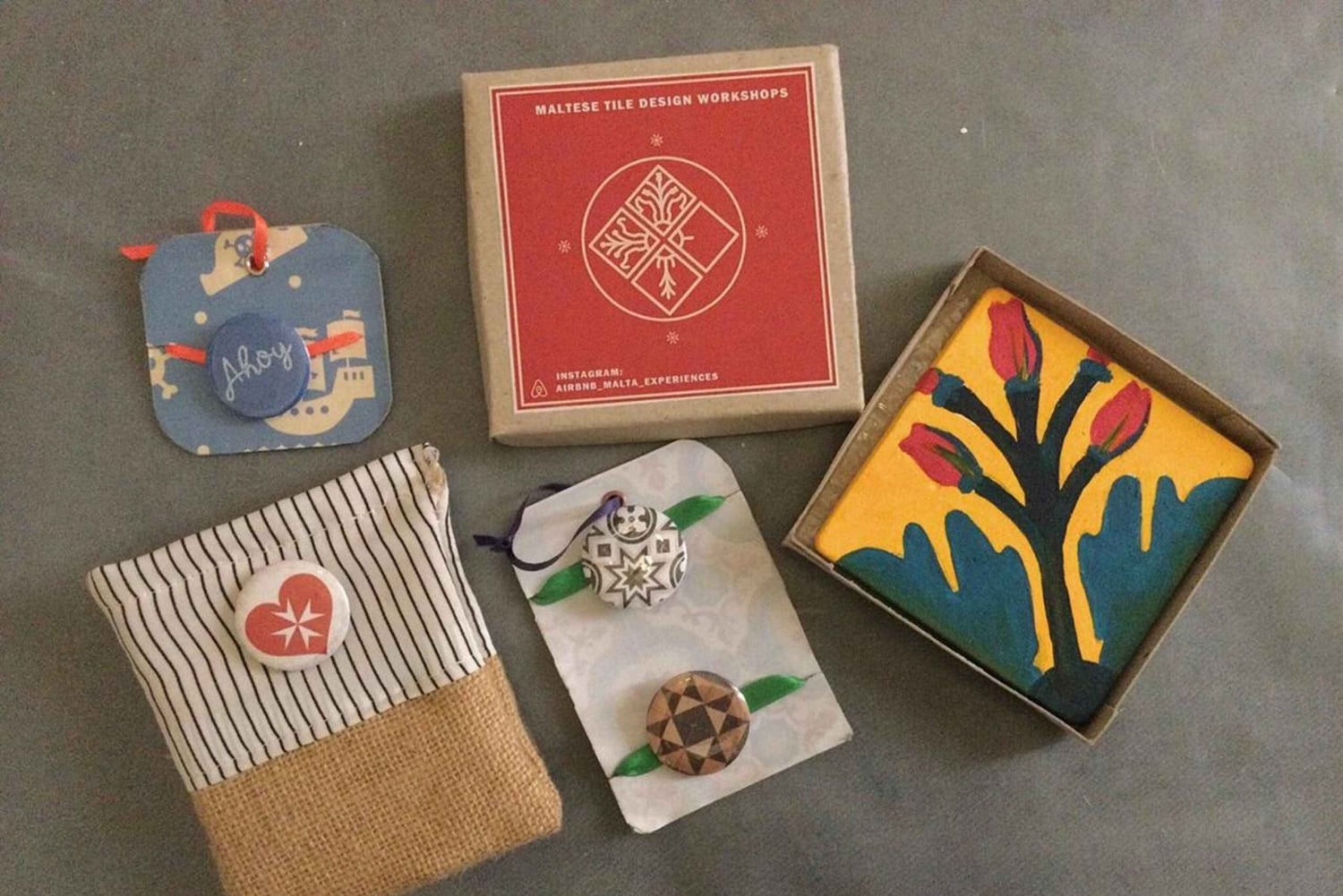 Maltese Tegel - Souvenirschilderworkshop met plaatselijke bewoners