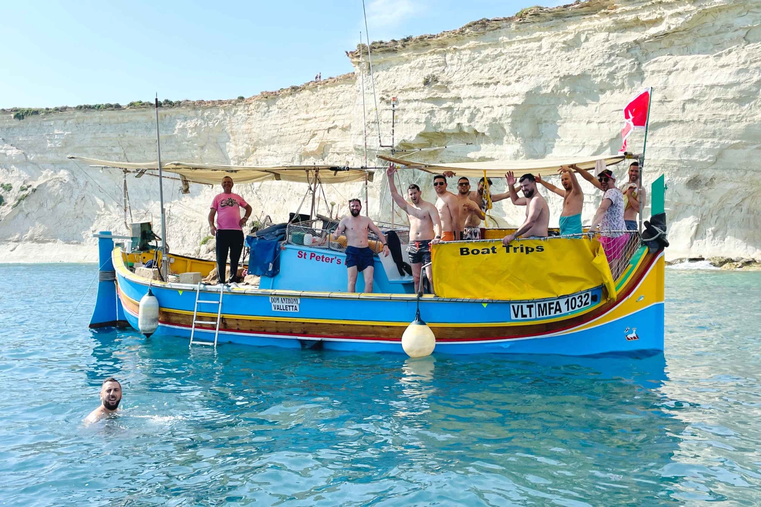 Marsaxlokk: Boottocht naar Sint-Pietersbad