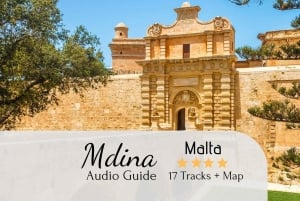Wycieczka audio Mdina z mapą i wskazówkami