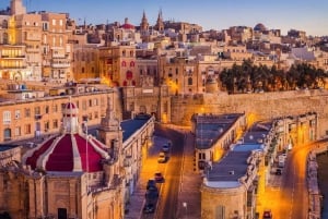 イムディーナ：バレッタ ウォーターフロント エリア、イムディーナ、ラバト ナイト ツアー