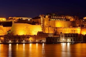 イムディーナ：バレッタ ウォーターフロント エリア、イムディーナ、ラバト ナイト ツアー