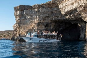 Mellieha: 2 Bay Evening Sunset Cruise Crystal & Blue Lagoon