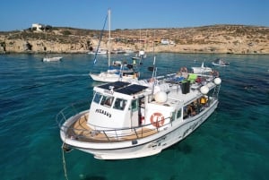 Mellieha: 2 Bay Evening Sunset Cruise Crystal & Blue Lagoon