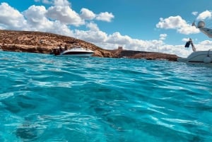 Mellieha: 2 Bay Evening Sunset Cruise Crystal & Blue Lagoon