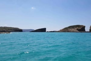 Mellieha: 2 Bay Evening Sunset Cruise Crystal & Blue Lagoon