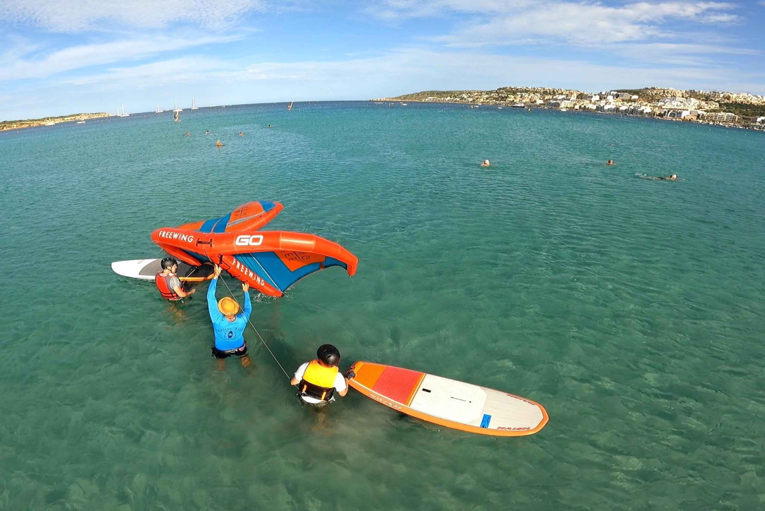 Mellieha Bay: Wing Foiling-lektion