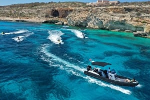 Mellieha: Comino and Blue Lagoon Jet Ski Safari Tour