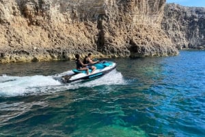 Mellieha: Comino and Blue Lagoon Jet Ski Safari Tour