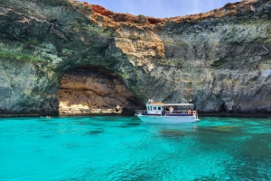 Malta: Comino, Blue Lagoon, Crystal Lagoon e Sea Caves
