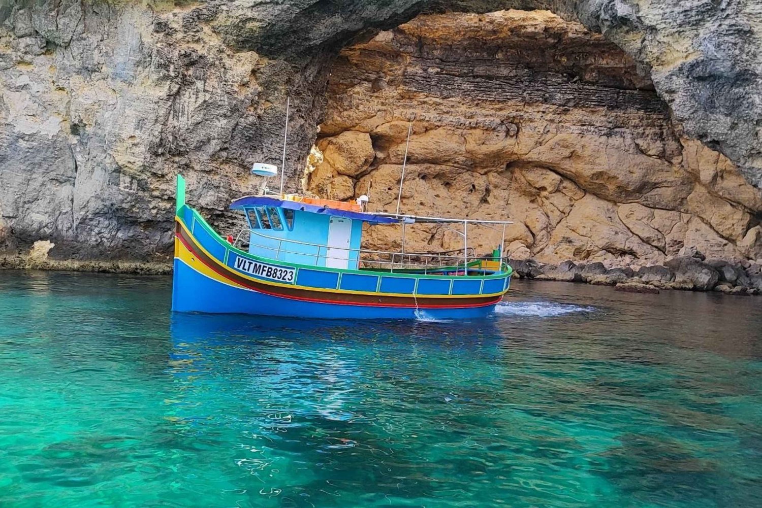 Mellieha : Comino, lagon bleu, lagon de cristal et visite des grottes