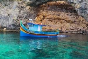 Malte : Comino, Blue Lagoon, Crystal Lagoon et visite des grottes