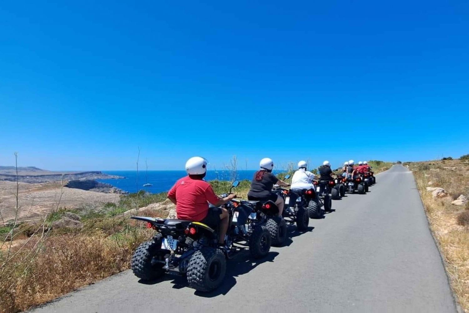 North Malta: Quad Bike Tour with Scenic Land, Sea & Swimming