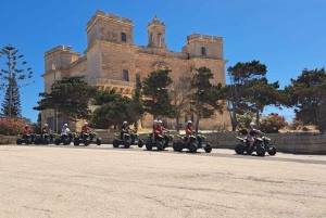 Pohjois-Malta: Quad Bike Tour with Scenic Land, Sea & Swimming (maastopyöräretki, meri ja uinti)