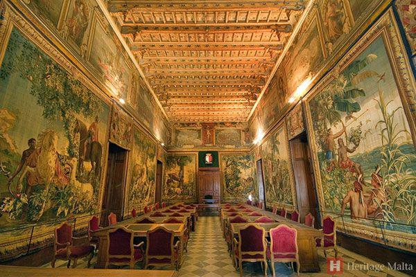 Malta - Valletta - Grand Masters Palace - State Rooms - HD…