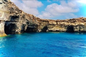 A caccia di feste: Laguna di cristallo, Gozo, Grotte di Santa Maria, Malta