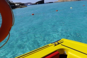 Privat båtcharter 2 timmar Comino Blå lagunen Malta Gozo