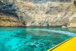 Błękitna Laguna: Comino i Kryształowa Laguna Prywatna łódź motorowa Malta