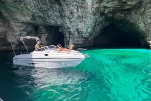 Alquiler de barco privado Comino, Laguna Azul, Gozo
