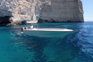 Private speedboat charter for Comino, Gozo, Blue Lagoon