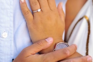 Fotoshoot af frieri med professionel fotograf på Malta