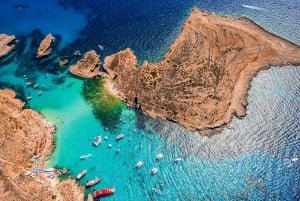 Malta: Roundtrip Ferry to Comino Blue Lagoon w/Gozo Option