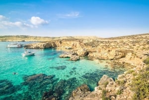 Malta: Roundtrip Ferry to Comino Blue Lagoon w/Gozo Option