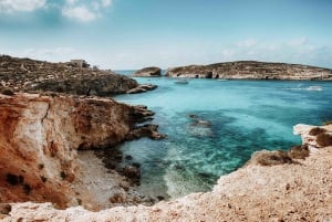 Malta: Roundtrip Ferry to Comino Blue Lagoon w/Gozo Option