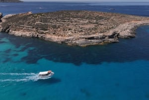 Malta: Roundtrip Ferry to Comino Blue Lagoon w/Gozo Option