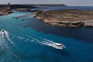 Malta: Roundtrip Ferry to Comino Blue Lagoon w/Gozo Option