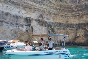 SerenityBoatChartersMalta: Blå lagunen, Comino, Gozo och havsgrottor