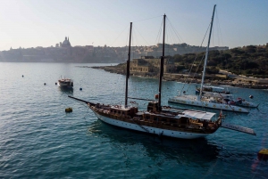 Sliema: 3-Island Cruise with Buffet Lunch and Drinks