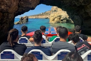 Sliema: lancha motora a las cuevas de Comino y la Laguna Azul con baño