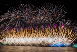Sliema: Fireworks Festival Cruise with Dinner and Transfers