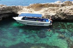 Sliema: motorboottocht naar Comino en Blue Lagoon