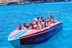Sliema: Powerboat Trip to Gozo with Caves and Island Stop