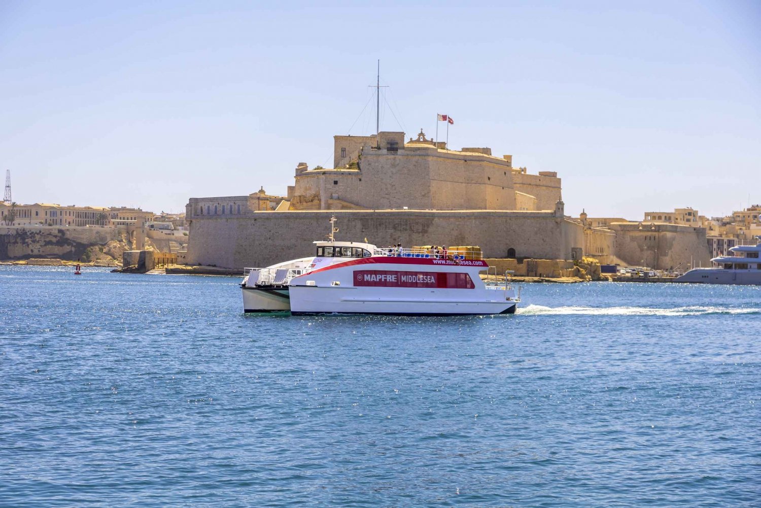 Sliema : Transfert aller-retour en ferry vers/depuis La Valette