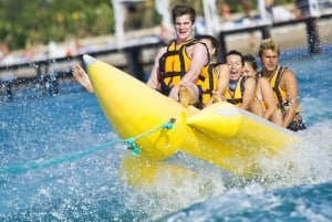 St. George's Bay: opblaasbare bananenboottocht