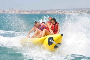 St. George's Bay: opblaasbare bananenboottocht