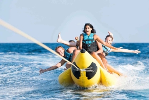 St. George's Bay: opblaasbare bananenboottocht