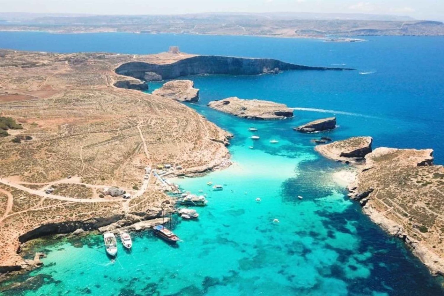 St Julian's: Half Day Comino Blue Lagoon & Cave Tour