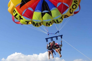 St. Julian's: Private Parasailing Flight with Photos & Video