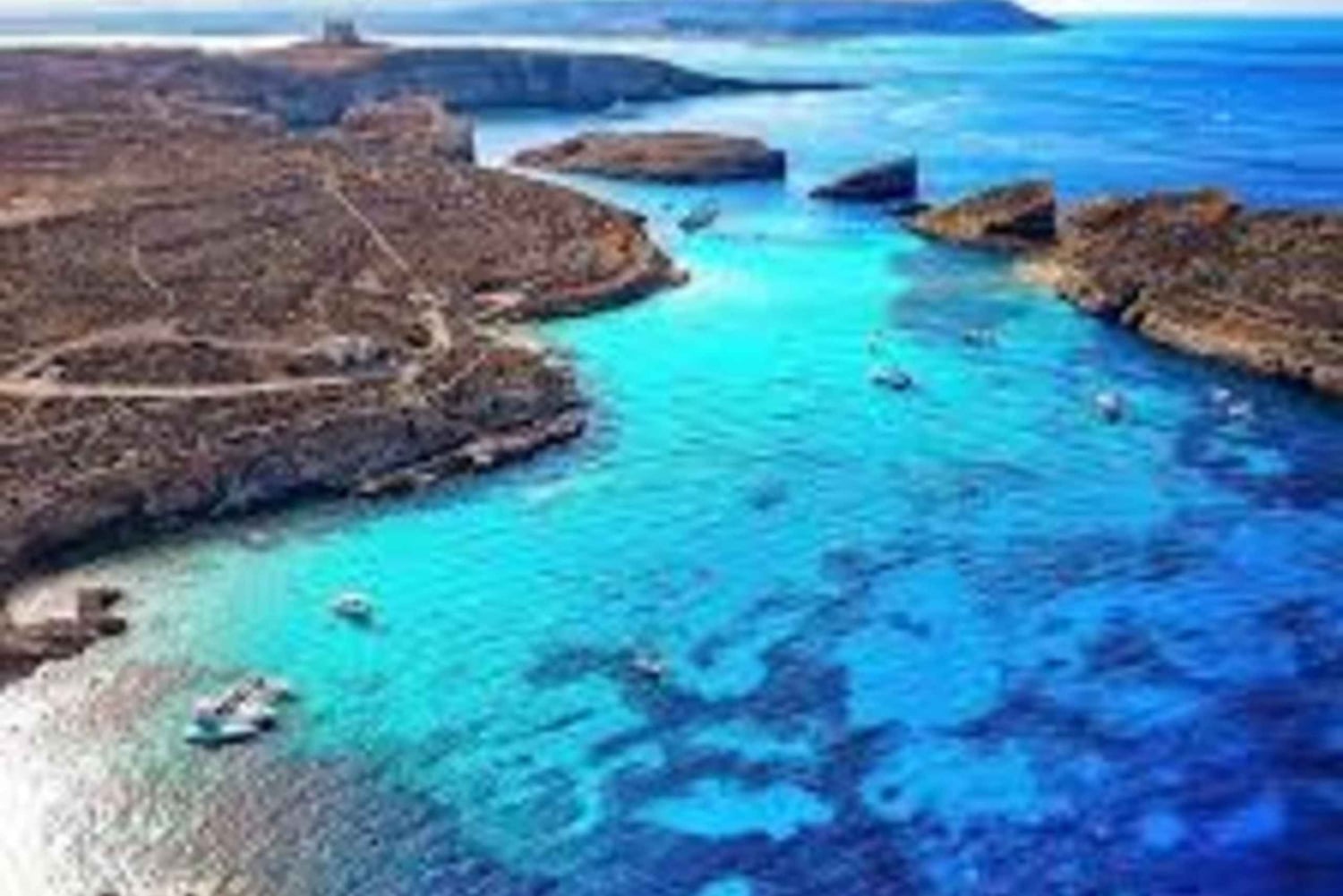 St. Julians: Powerboat Gozo, Comino en Blue Lagoon