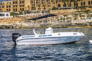 Julians: Privat speedbåd Comino Blue Lagoon og Gozo