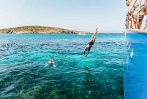 Malta: Blue Lagoon, Beaches & Bays Trip by Catamaran