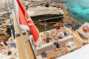 Malta: Blue Lagoon, Beaches & Bays Trip by Catamaran
