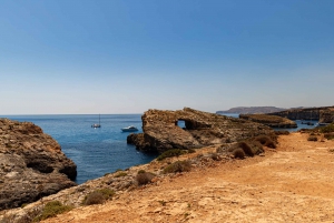Baie de St Paul : Comino, Blue Lagoon, Gozo, & Caves Boat Tour