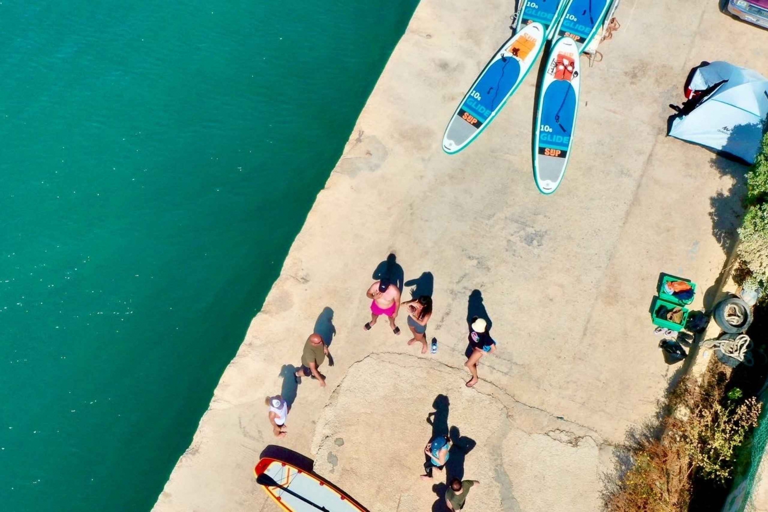 Stand Up Paddleboard Yoga Class Manoel Island in Malta