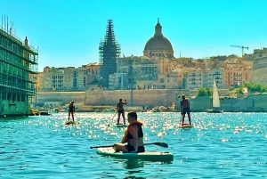 Stand Up Paddleboard Yoga Class Manoel Island